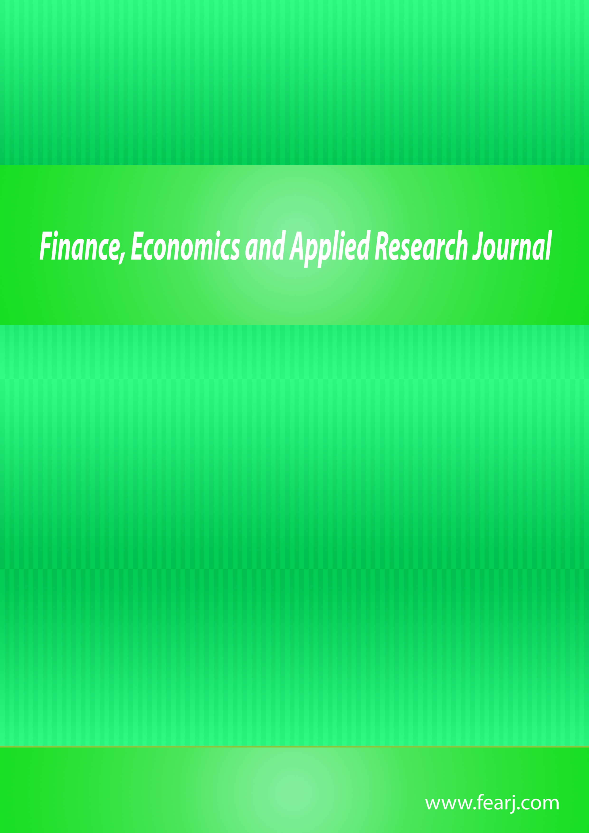 Finance Economics and Applied Research Journal